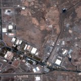 Le site d'enrichissement nucléaire de Natanz après les frappes américaines. KEYSTONE/EPA/MAXAR TECHNOLOGIES HANDOUT